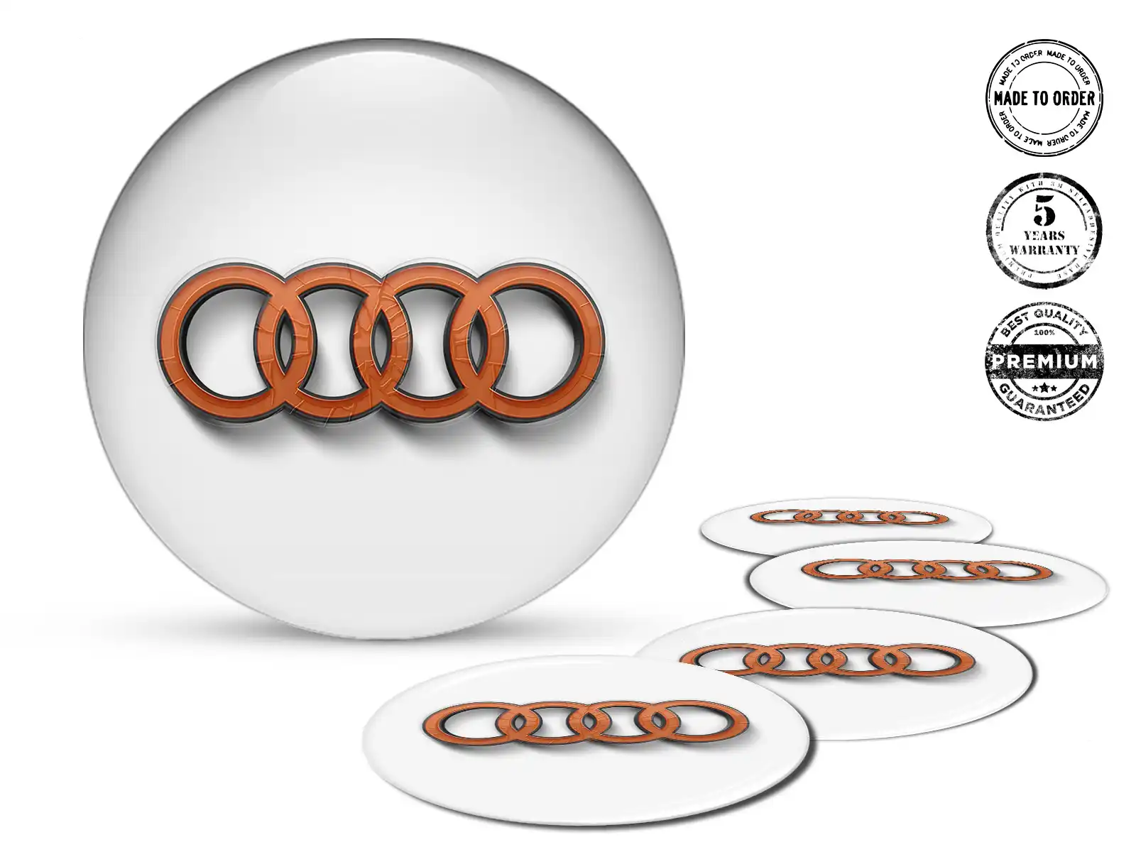 Audi Pegatinas Silicona Ultimate Empuje Flujo Plasma
